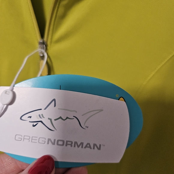 Greg Norman Play Dry Chartreuse Athletic Dress Women's Size Medium NWT - Picture 8 of 9